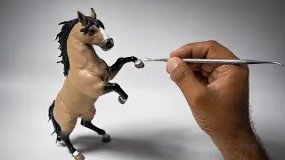 Thumbnail: I Sculpted A Realistic Horse from Polymer Clay | Horse Sculpture Tutorial.