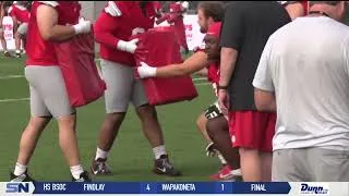 Thumbnail: Whitmer Alum Carter Lowe Gets Reps with Ohio State's Top Unit