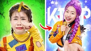 Thumbnail: Poor Girl Wants To Became Kpop Demon Hunters! Baby Doll Surprises Huntrix With Her Power