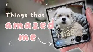 Thumbnail: The cool things my Galaxy Z Flip 8 can do! ✨️🙌🏼