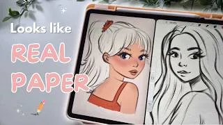 Thumbnail: How to make your Digital Art look more Traditional on Procreate 🎨 