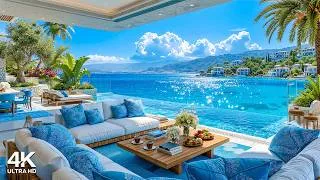 Thumbnail: Seaside Morning Jazz at Relaxing Summer Ambience 🌊 Positive Bossa Nova & Soft Waves Sound for Work