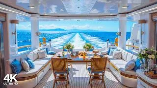 Thumbnail: Summer Bossa Nova Jazz on Luxury Yacht Ambience 🌊 Seaside Morning Jazz & Waves Sound for Uplifting