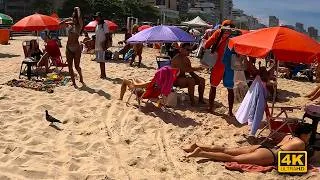Thumbnail: Leblon Beach Walking 🇧🇷🌊 | 4K 60FPS | Rio Beach Ambience