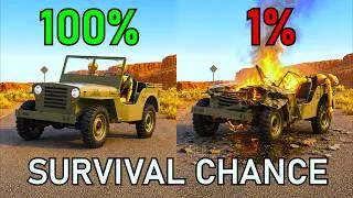 Thumbnail: Best of Realistic Survival Chance Crashes #28 | BeamNG.drive