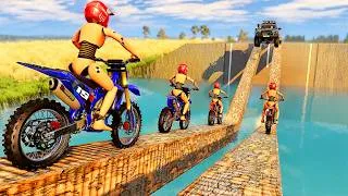 Thumbnail: Cars vs Impossible Log Bridge Challenge | BeamNG.drive