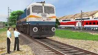 Thumbnail: WDP4D Coupling & Departure Duty with Rajdhani Express Train in #railway