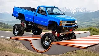 Thumbnail: Cars vs Upside Down Speed Bump Challenge #28 in BeamNG Drive!