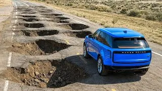 Thumbnail: Cars vs Consecutive Potholes Challenge #3 in BeamNG Drive!