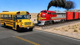 Thumbnail: Trains & Cars Crashes #11in BeamNG.Drive