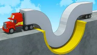 Thumbnail: LONG TRUCK vs REVERSE SPEED BUMPS in Teardown