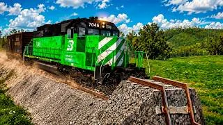 Thumbnail: Trains vs Broken Hump Rail - BeamNG Drive