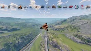 Thumbnail: Instant 700 MPH Acceleration 🚀 Which Vehicle Can Survive? 🤔 - BeamNG Drive