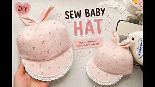 Thumbnail: Upcycle Leftover Fabric into a Cute Baby Hat | Easy DIY Sewing Tutorial | How to sew baby hat