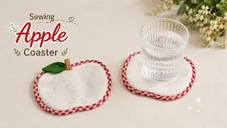 Thumbnail: How to Sew an Apple Coaster | Easy DIY from Leftover Fabric| Handmade idea