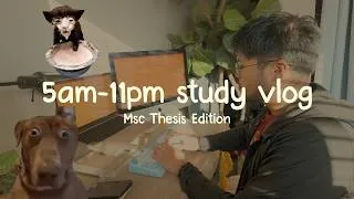 Thumbnail: realistic 5:00am study day from a graduate student pov #brainrot