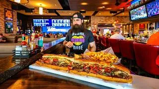 Thumbnail: WIN $200 IF YOU CAN BEAT THIS VEGAS CASINO'S CHEESESTEAK CHALLENGE! | BeardMeatsFood
