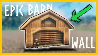 Thumbnail: How To Build A Detailed Barn Wall! | Valheim