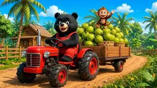 Thumbnail: 🐻Bear Farmer Harvests Delicious Coconuts With The Help Of A Little Monkey 🐵| Vehicles Farm Animated
