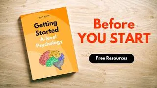 Thumbnail: Starting A-Level Psychology? Watch This First!