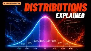 Thumbnail: Stop Confusing Skew! The EASY Way to Remember Distributions | A-Level Psychology