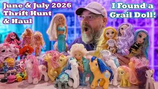 Thumbnail: June to July 2026 Thrift Hunt & Toy Haul PLUS I found a Grail Barbie Doll!