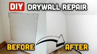 Thumbnail: From Cabinet to Clean Wall | Drywall Fix Made Easy