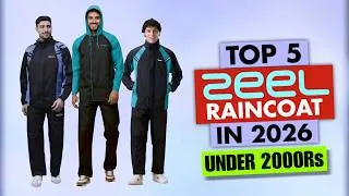 Thumbnail: Top 5 Best Zeel Raincoat In India 2026🔥Best Zeel Raincoat Under 2000 For Men🔥Raincoat For Bikers