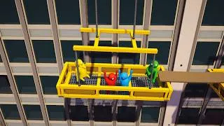 Thumbnail: CRAZY BATTLE ON THE ROOFTOP! 😱🔥 | Gang Beasts | Beast Battle Gaming