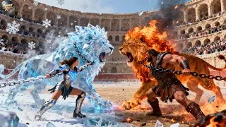 Thumbnail: 💥 Legendary Fire Lion vs Ice Lion | Wild Animal Fights | Showdown