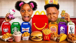 Thumbnail: Eating Only KIDS MEALS for 24 HOURS!!