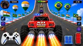 Thumbnail: #10 🔥NEW MONSTER TRUCK MEGA RAMP MADNESS  EXTREME STUNTS & INSANE CRASHES 🔥 MEGA RAMP RACING PART