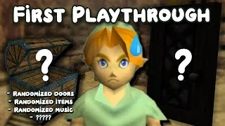 Thumbnail: First Playthrough of Ocarina of Time But it's Randomized
