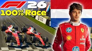Thumbnail: F1 26 - Let's Make Leclerc World Champion #14: 100% Race Netherlands