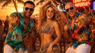 Thumbnail: Shaggy x Shakira x Pitbull – TROPICAL INFERNO 🌴🔥 | Official Music Video 2026