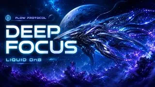 Thumbnail: ABYSSAL ORBIT 🐋 Atmospheric Liquid DnB for Coding & Deep Focus | FLOW PROTOCOL