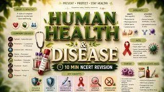 Thumbnail: HUMAN HEALTH AND DISEASE with animation CLASS 12TH 