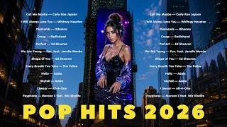 Thumbnail: Top 12 Pop Songs 2026 🎵 Best Pop Hits Mix  Inspired by Carly Rae Jepsen, Whitney Houston, Rihanna
