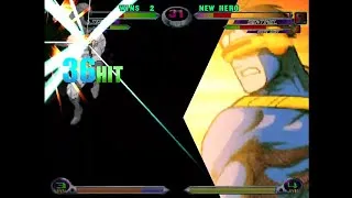 Thumbnail: MvC2 Cyclops 60% Infinite(Instant double jump ver)7 reps 36 hits x Proton Cannon framekill KO 061026