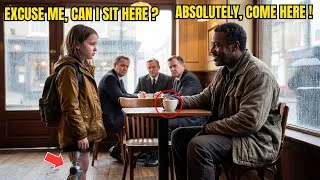 Thumbnail: “Can I Sit Here?” One-Legged Girl Asked Black Single Dad at Busy Cafe — His Reply Made Everyone Cry