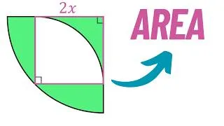 Thumbnail: Can You Solve This Quarter‑Circle Puzzle