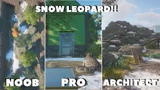 Thumbnail: Noob vs Pro vs Architect | Snow Leopard | The Zoo Ep. 5