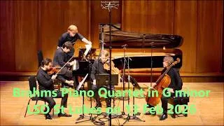 Thumbnail: Seong-Jin Cho: Brahms Piano Quartet No. 1 in G Minor, Op. 25 (20260213 LSO St Luke's)