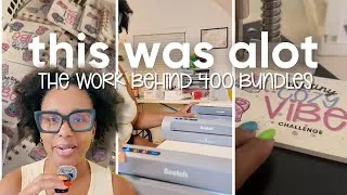 Thumbnail: I Sold 400 Bundles…But Was I Prepared? | Etsy Shop Vlog