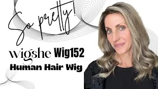 Thumbnail: Beautiful Human Hair Wig Review! Wigshe Wig152! Save 10% Code: Lisa