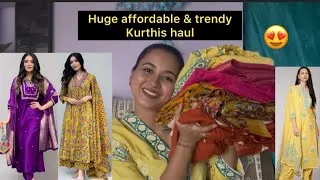 Thumbnail: Huge Kurthis Haul // Trendy Kurthis collection // Affordable Amazon kurthis haul #kurthishaul 