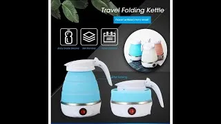 Thumbnail: Fold able And Portable Teapot Water Heater Electric Kettle For Travel  Fast Water Boiling 600 Ml