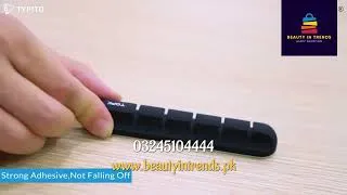 Thumbnail: Silicone USB Cable Winder Desktop Cable Organizer Management Multipurpose Clip Protector