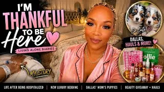 Thumbnail: LIVING ALONE DIARIES 💕 I Was Hospitalized… Life Lately, Luxury Bedroom Makeover + Hauls