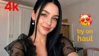 Thumbnail: 🔥[4K] Try-on Haul Transparent| Mesh Lingerie , Bikinis & Sheer Dresses 2026| #tryonhaul 